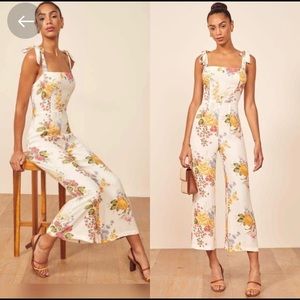 Reformation Fay jumpsuit, Bouquete, size 4 (small)